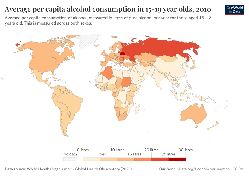 A thumbnail of the "Average per capita alcohol consumption in 15-19 year olds" chart