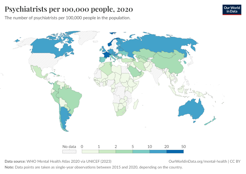A thumbnail of the "Psychiatrists per 100,000 people" chart
